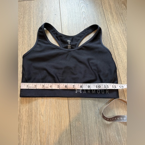 Under Armour Black Crossback Mid Sports Bra - Picture 5 of 10